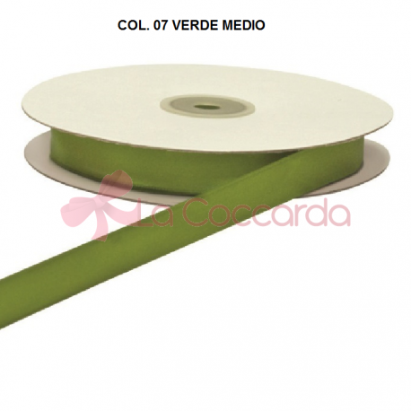 DOPPIO RASO VERDE MEDIO 6MM 50MT