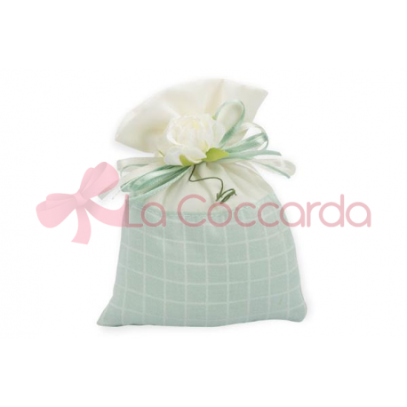 SACCH. QUADRETTO CM 10X12 CELESTE