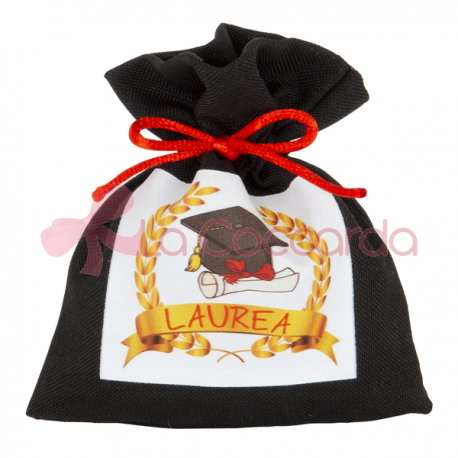 CORDA LAUREA BAG CM.12 NERO CONF. 12 PZ