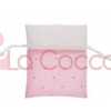 SACCHETTO STOFFA ROSA 8×10 CM CONF. 12 PZ