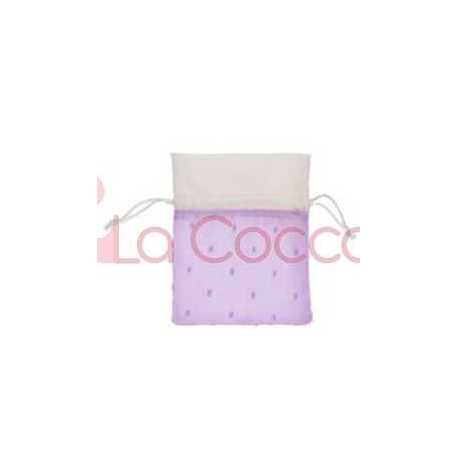 SACCHETTO STOFFA LILLA 8×10 CM CONF.12 PZ