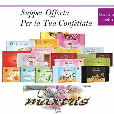 KIT RISPARMIO CONFETTI TENERELLI MAXTRIS 5 KG. A SCELTA