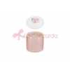SCATOLA CANDELA SOIA PORCELLANA ROSA 6,5×6,5xh.7CM C/ASTUCCIO