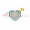 CANDELA SOIA CUORE PORCELLANA CELESTE 11x10xh.5,5CM C/SHOPPER