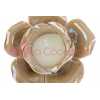 CANDELA ROSA PORCELLANA BEIGE 10,5×10,5xh.6,5CM