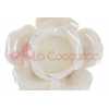 CANDELA ROSA PORCELLANA BIANCA 10,5×10,5xh.6,5CM