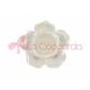 CANDELA ROSA PORCELLANA BIANCA 14x14xh.7,5CM