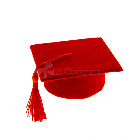 LAUREA BOX TOCCO ROSSO CM 7,5X7,5
