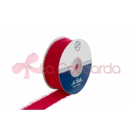 NASTRO CHIFFON 2,5 CM x 20 MT BORDEAUX