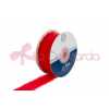 NASTRO CHIFFON 2,5 CM x 20 MT ROSSO