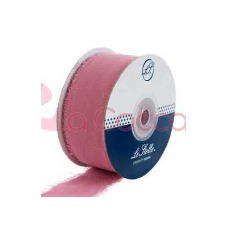 NASTRO CHIFFON 4 CM x 20 MT ROSAANTICO
