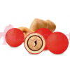 Vassoio Dolce Laurea Les Noisettes Rosso